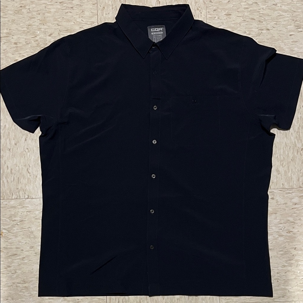 CQR Metro Operator Navy Blue Men's Casual Shirt